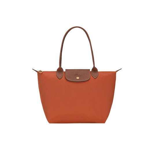Longchamp - Large Le Pliage Tote, Brick