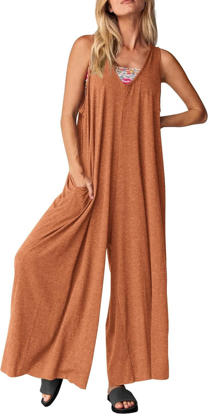 Galadriel – Sleeveless Wide-Leg Summer Jumpsuit