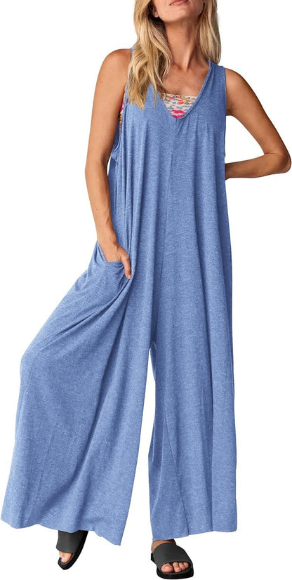 Galadriel – Sleeveless Wide-Leg Summer Jumpsuit