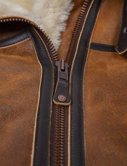 Aron™ | Bomber Jacket with Fur Hood