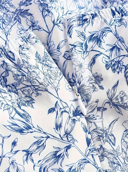 Ruffled floral dress – Fresh, lightweight, and charming