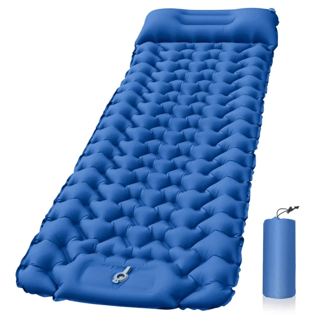Ultra-durable and waterproof inflatable mattress with built-in pump