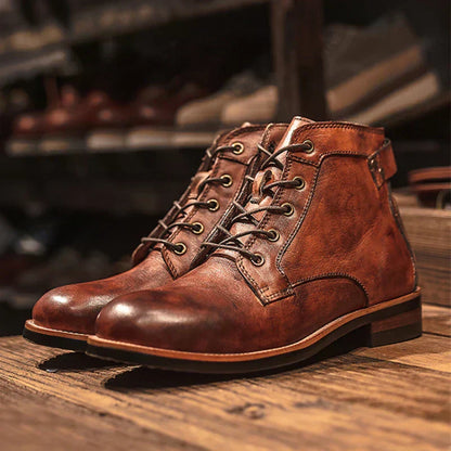 Elliot™ Heritage Leather Boots — Timeless British Style & All-Day Support
