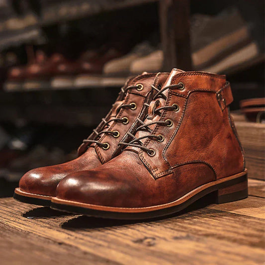 Elliot™ Heritage Leather Boots — Timeless British Style & All-Day Support