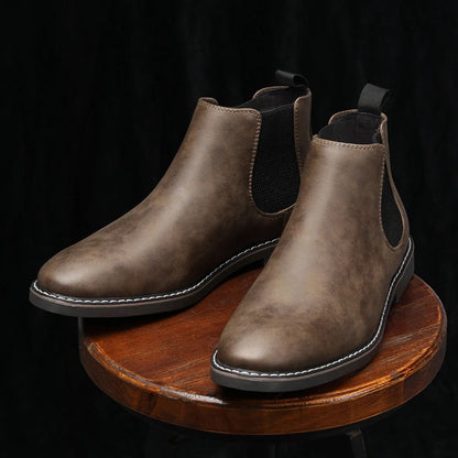 Lawson™ Oxford-Style Leather Boots — Smart Look, Everyday Comfort