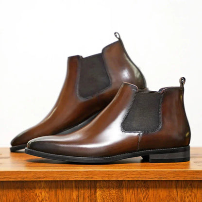 Blake™ Refined Leather Chelsea Boots — Sleek Design with Premium Comfort