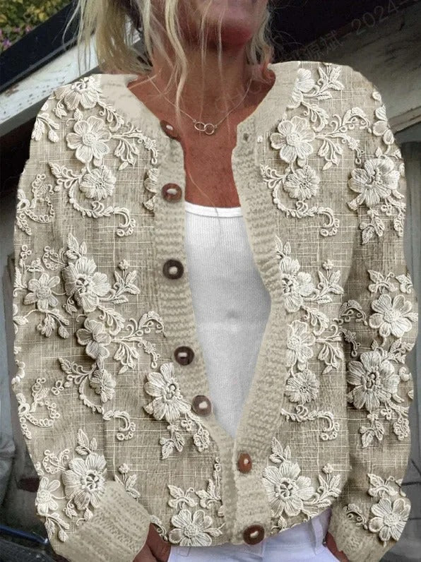 Kenza™ | Floral Wool Jacket