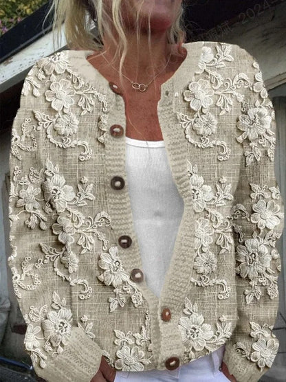 Kenza™ | Floral Wool Jacket